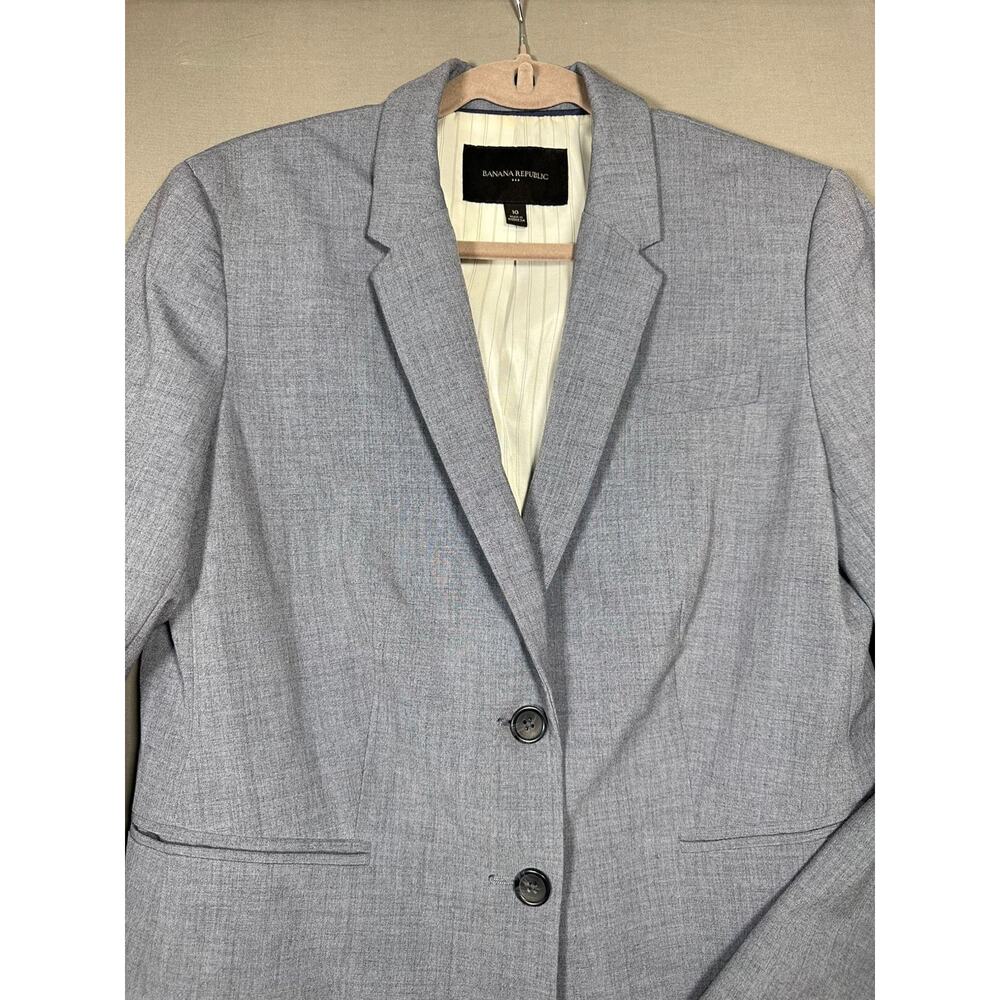 Banana Republic Women's Blue Blazer Suit Jacket Size 10 - Picture 3 of 10